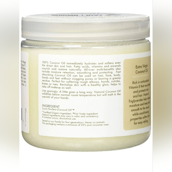 Shea Moisture 100% Extra Virgin Coconut Oil Head to Toe Nourishing Hydration - Picture 2 of 3